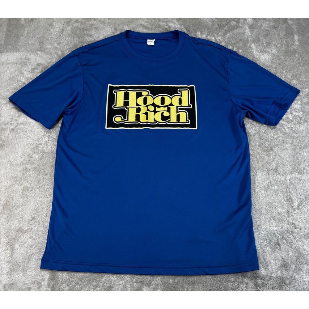 Sport-Tek Hood Rich Jaguars Club T-Shirt Mens L Blue Excellent Graphic Tee